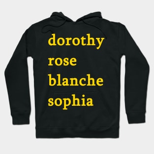 Golden Girls Casts Names Hoodie